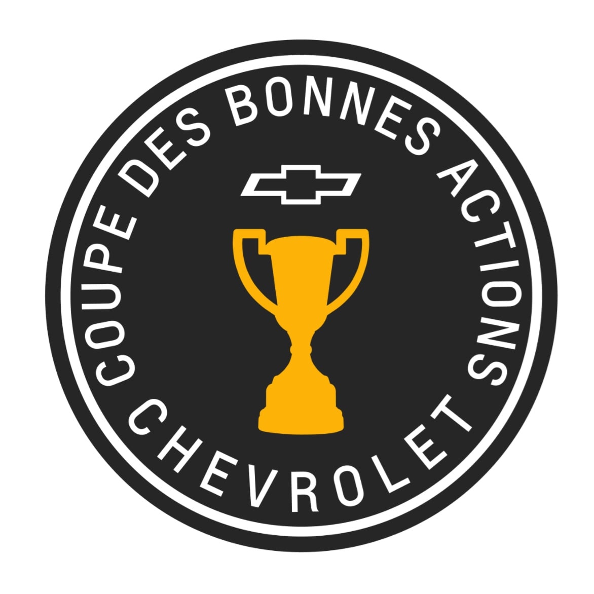 Logo de la Coupe des bonnes actions Chevrolet.