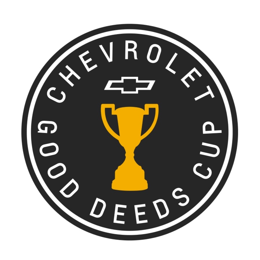 Chevrolet Good Deeds Cup logo.