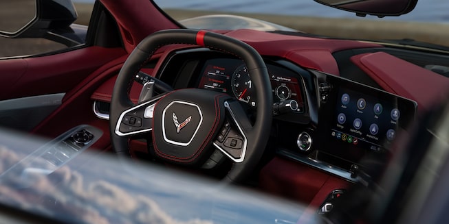 2021 Chevrolet Corvette Sports Car: dashboard.