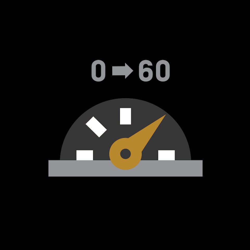 0 to 60 Icon.