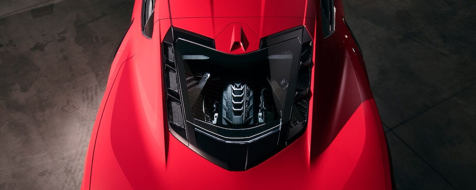 The 2021 Corvette Stingray Mid-Engine Sports Car.
