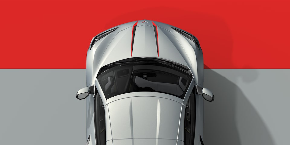 2021 Corvette Stinger stripes.