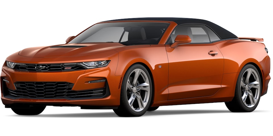 CAMARO 2022 EN ORANGE VIF MÉTALLISÉ