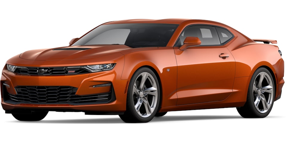Coupé CAMARO 2022 EN ORANGE VIF MÉTALLISÉ