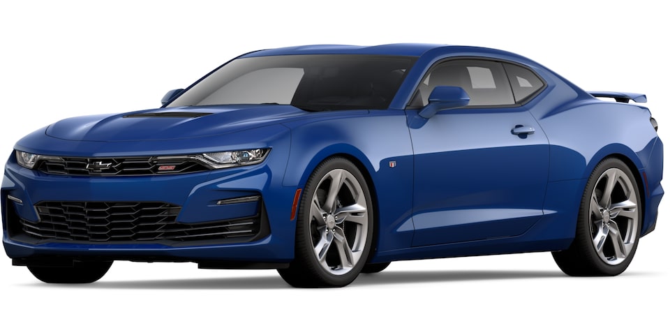 Coupé CAMARO 2022 EN BLEU RIVAGE MÉTALLISÉ