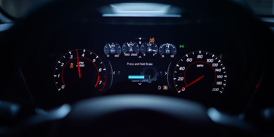 Commande de lancement personnalisée de la Chevrolet Camaro 2021.