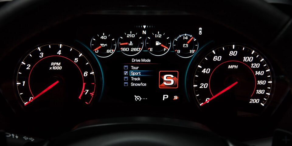Modes de conduite de la Chevrolet Camaro 2021.