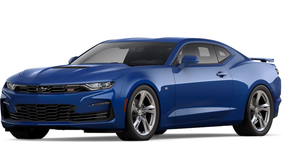 Coupé Camaro 2023 en Bleu Rivage Métallisé