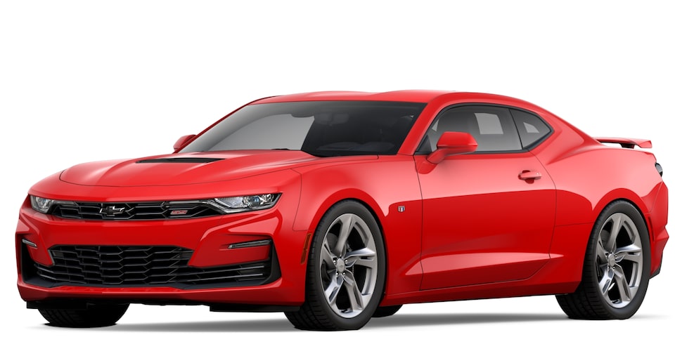 Chevrolet Camaro 2024 en gris minéral métallisé.