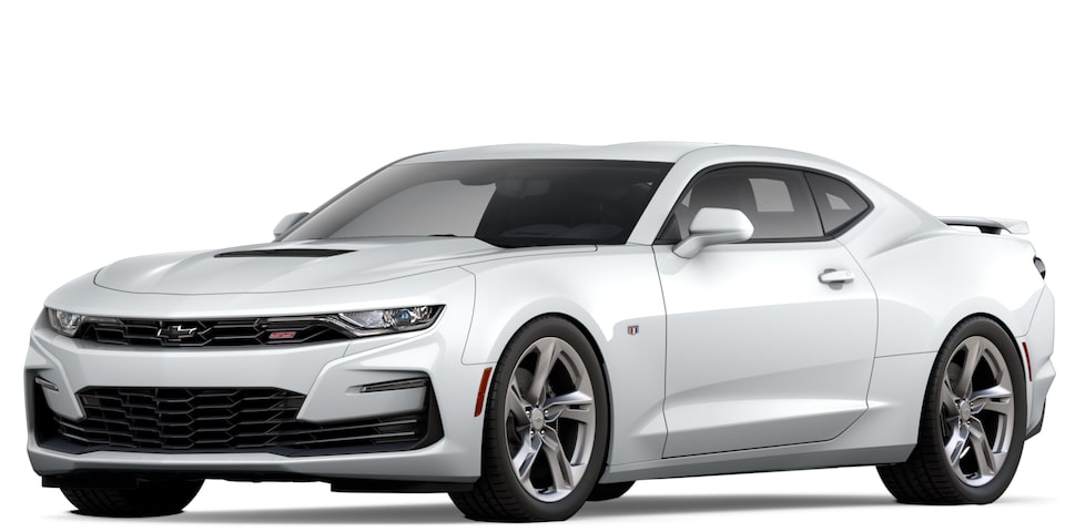  Chevrolet Camaro 2024 en blanc sommet.