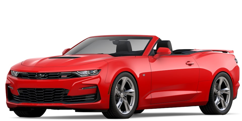 Chevrolet Camaro 2024 en gris minéral métallisé.
