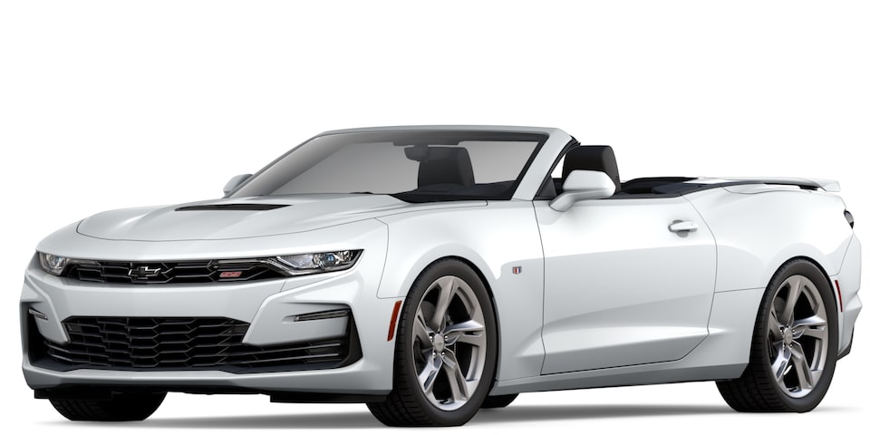  Chevrolet Camaro 2024 en blanc sommet.