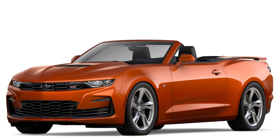 Chevrolet Camaro 2024 en Orange vif métallisé .