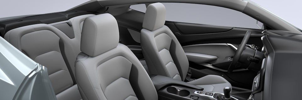 Chevrolet Camaro 2024 en Gris cendré moyen.
