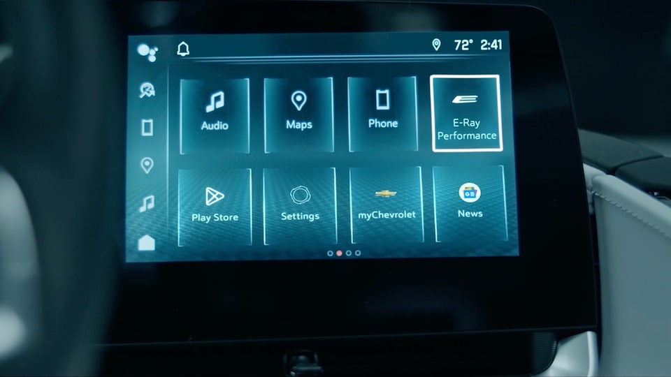 The 2024 Chevrolet Corvette E-Ray Performance App.