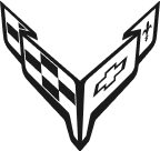 Double Cross Flags logo of 2025 Chevrolet Corvette Stingray.