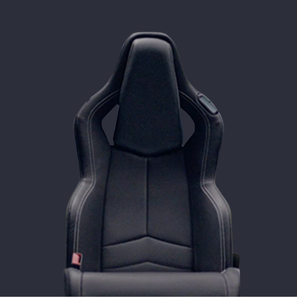 GT1 seat in Mulan leather of the 2026 Chevrolet Corvette E-Ray.