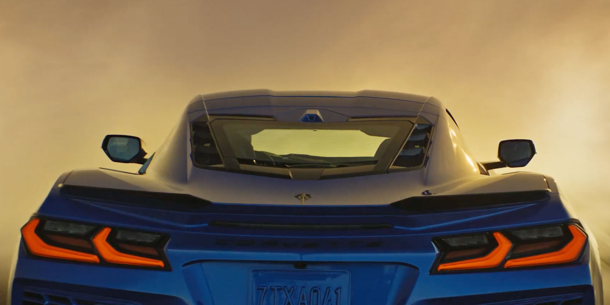 Rear exteriors of the 2026 Chevrolet Corvette E-Ray.