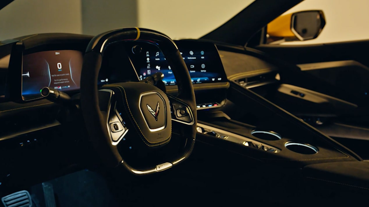 2026 Chevrolet Corvette Stingray Customizable Screens Video Thumbnail.