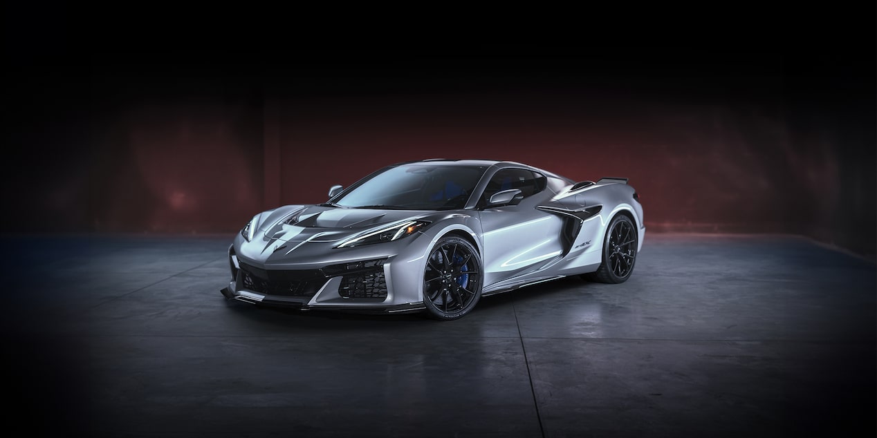 Front-side view of the 2026 Chevrolet Corvette ZR1X.