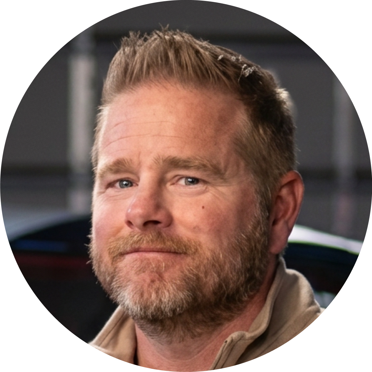 Portrait of Mike Kociba, Assistant Chief Engineer for the 2027 Chevrolet Corvette Grand Sport.