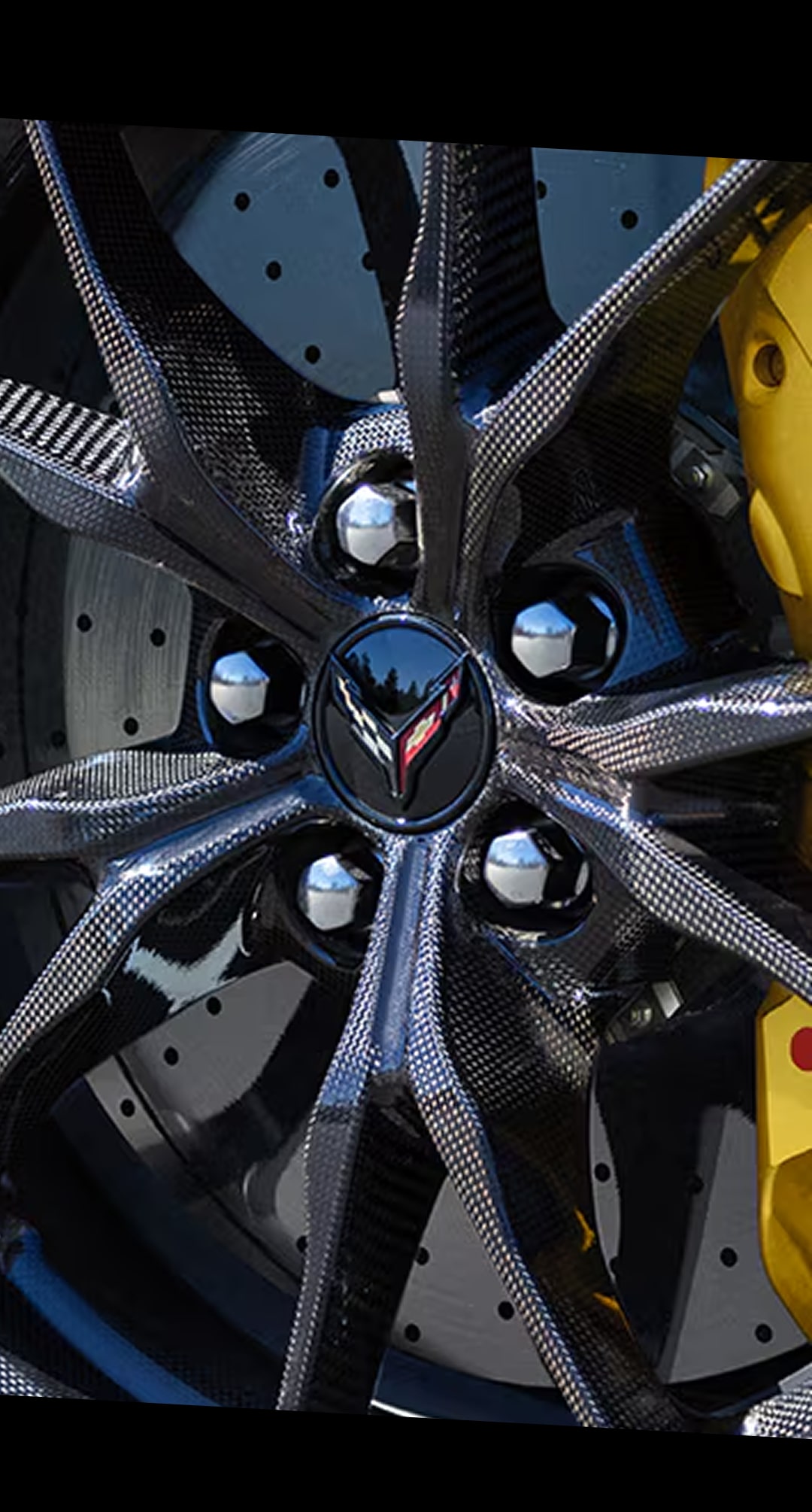 Vue rapprochée des jantes de la Chevrolet Corvette ZR1 2027.