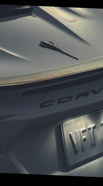 Extérieur de la Corvette Stingray.
