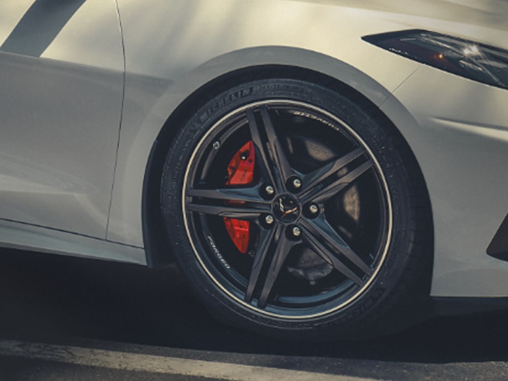 Roues de la Corvette Stingray.