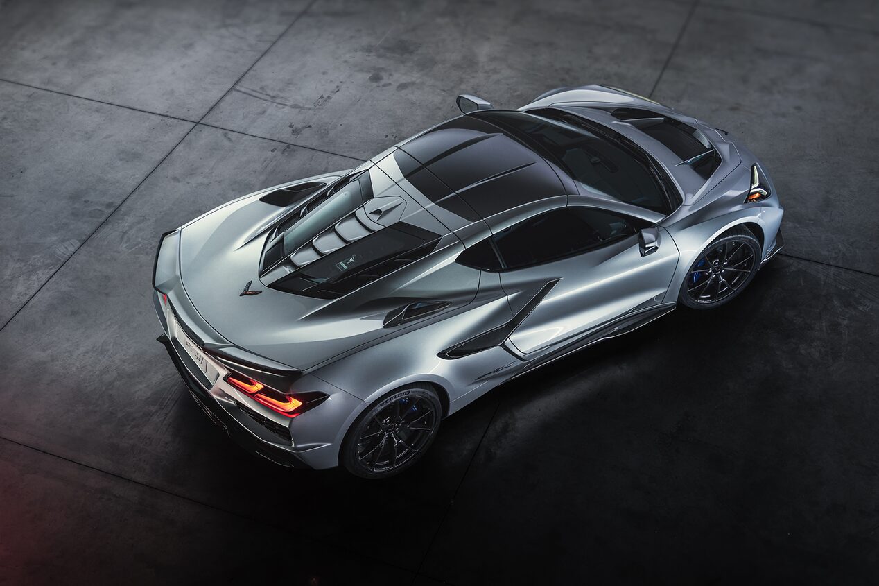 Bird's Eye View of a Chevrolet Corvette ZR1X