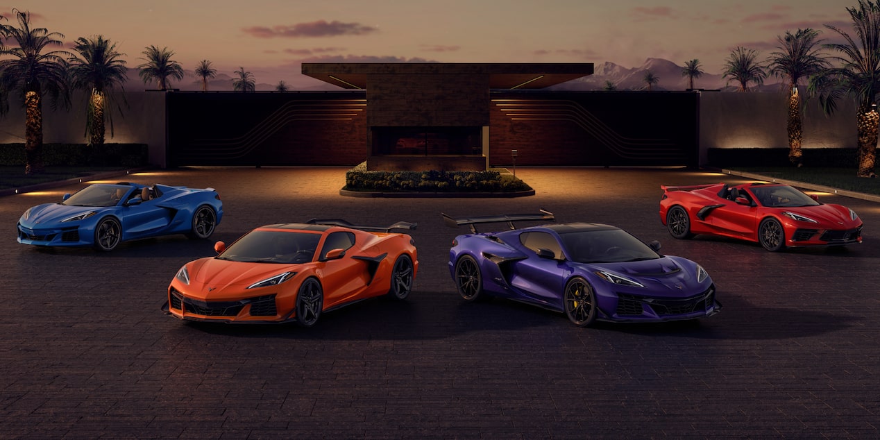 Corvette Family of Vehicles Lineup