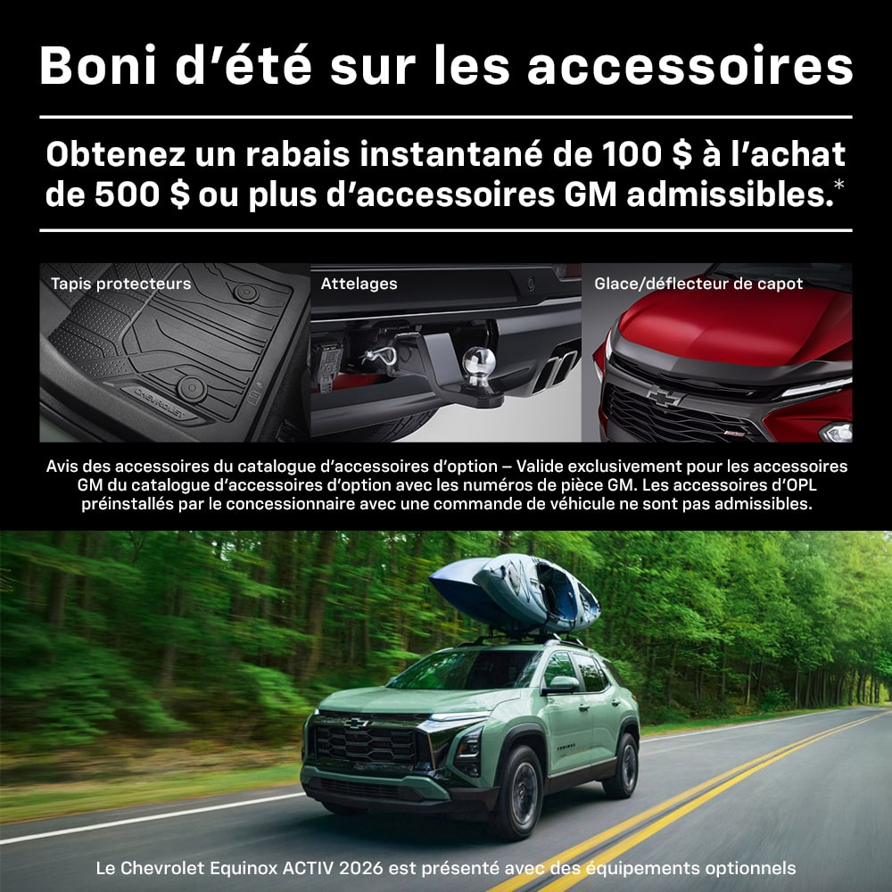 Accessoires Chevrolet