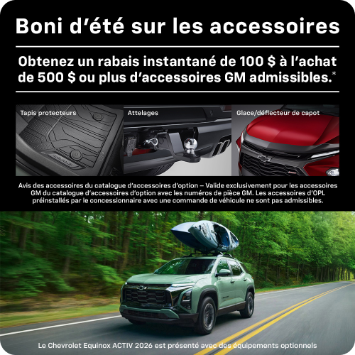 Accessoires Chevrolet