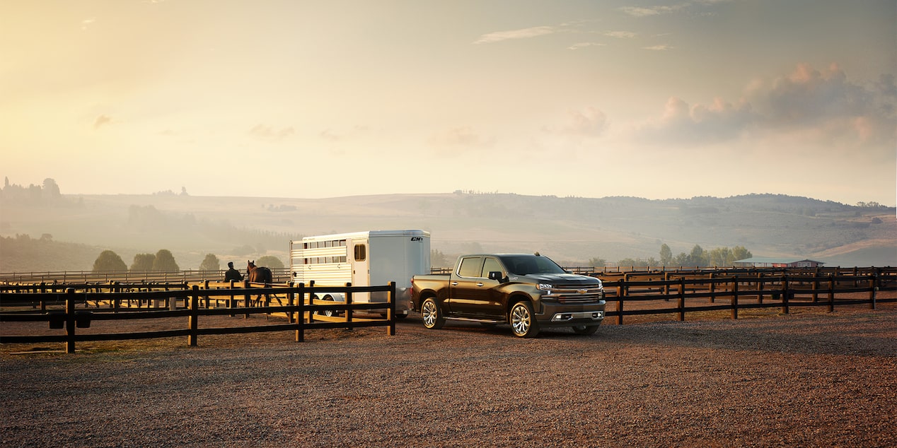 The Chevrolet Silverado with trailering tech.