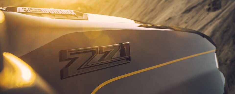 Emblème Z71 du Chevrolet Silverado HD 2023.