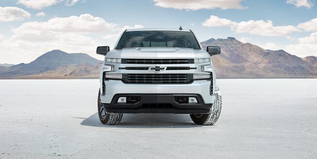 2022 Chevrolet Silverado 1500 LTD Truck Front View.