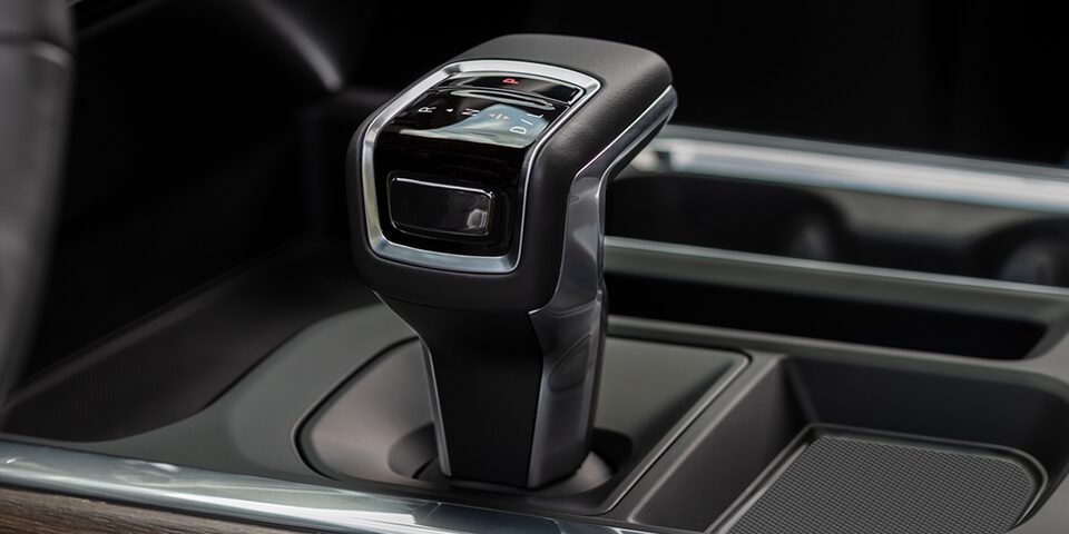 2022 Silverado 1500 Electronic Transmission Range Selector Closeup.