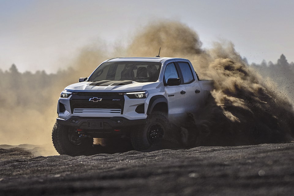ZR2 Bison Edition over Sand Dunes