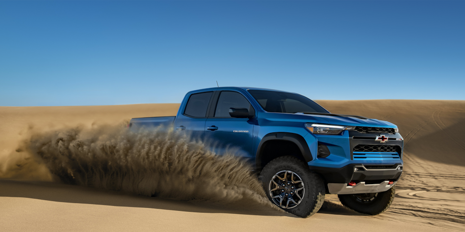 The 2024 Chevrolet Colorado in action.
