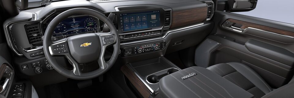 Silverado HD 2024 en cuir noir jais