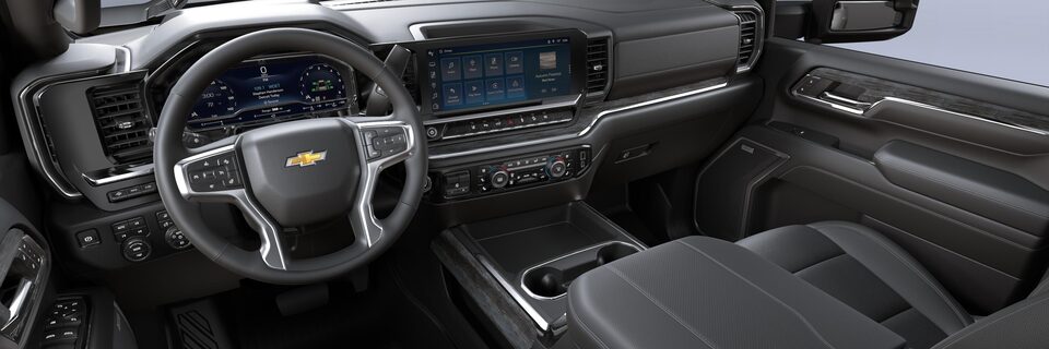Silverado HD 2024 en cuir noir jais