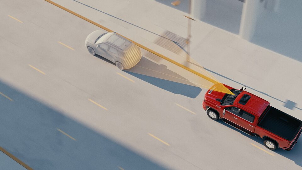 2024 Silverado HD Following Distance Indicator.