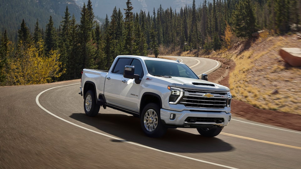 2024 Silverado HD Lane Keep Departure safety feature.
