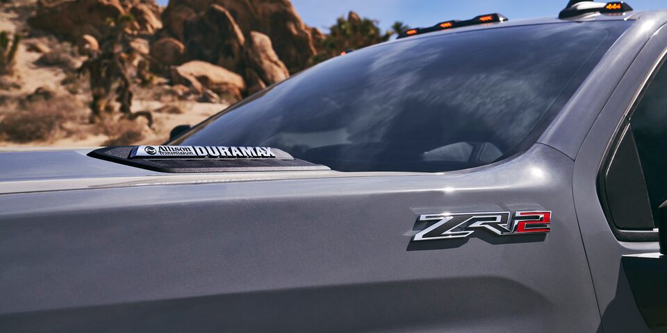 2024 Silverado ZR2 insignia.