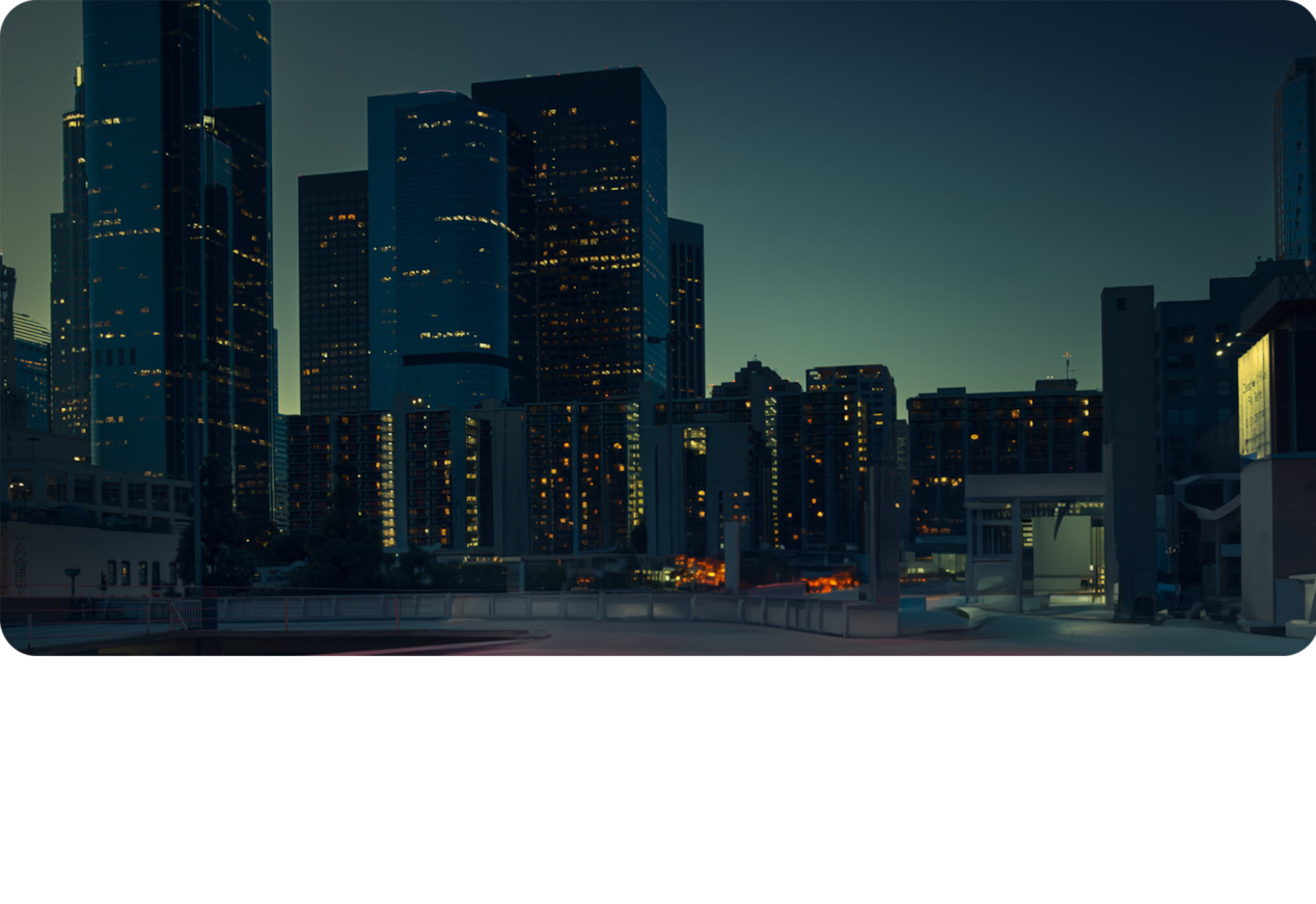 Image de bâtiments urbains pour le Chevrolet Silverado LD 2026.