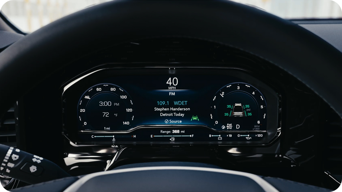 Lane Keep Assist feature of the 2026 Chevrolet Silverado LD.
