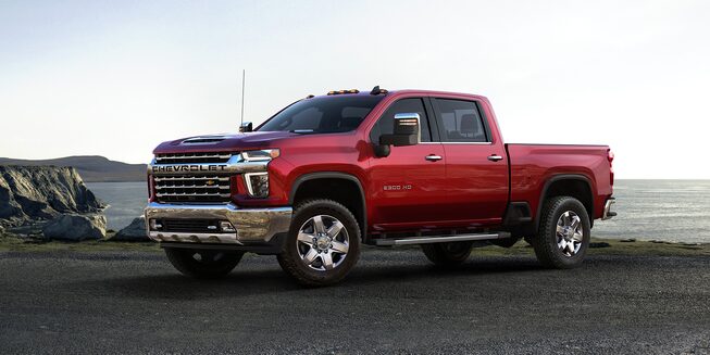2021 Chevy Silverado HD Truck: front side profile