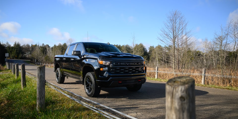 Silverado avec un arrière-plan pittoresque