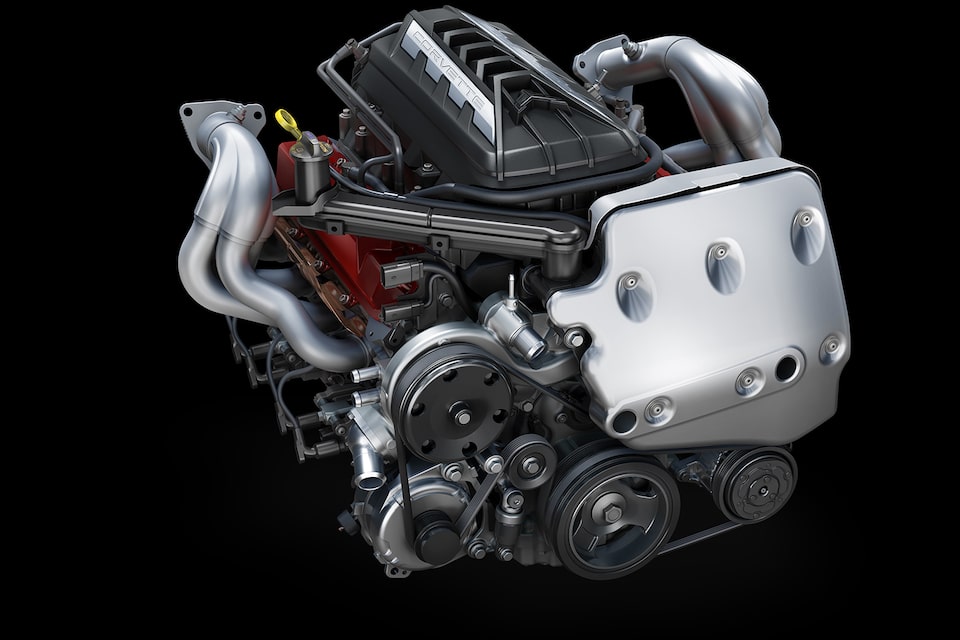 All-new 6.2L LT2 V8 Engine Of The 2020 Corvette Stingray.