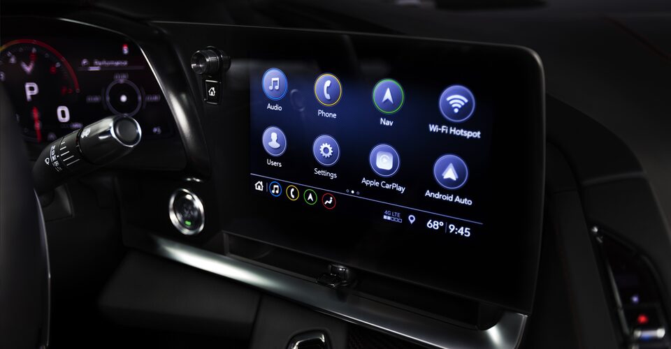 Chevrolet Corvette Infotainment System 3 Touch-Screen Of The 2020 Corvette.