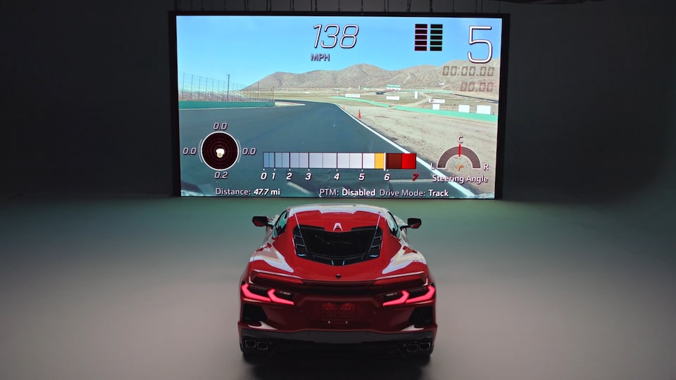 The New 2020 Corvette Sports Car Simulator.